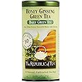 The Republic of Tea - Honey Ginseng Green Tea, 50 Tea Bags, Tin | Flavored Gourmet Tea | Caffeinated