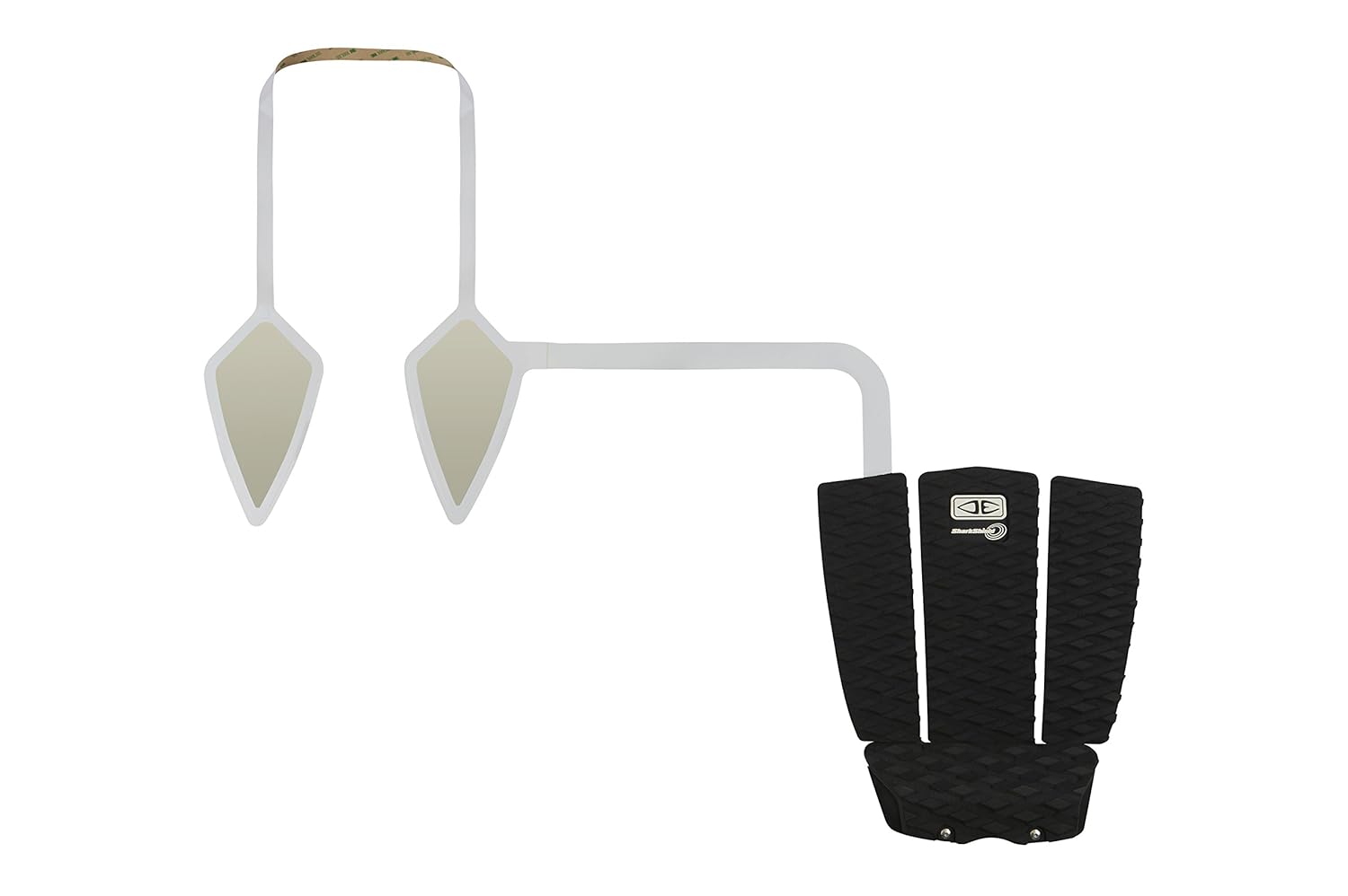 Ocean Guardian Freedom+ Surf | Tail Pad Antenna for New or Existing Surfboards | Proven Shark Deterrent for Surfing | Traction Pad