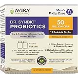 Dr Synbio Men s Daily Care Probiotics & Organic Prebiotics – Triphala, Chicory, 50 Billion CFU & 12 Multiple Strains, Helps R