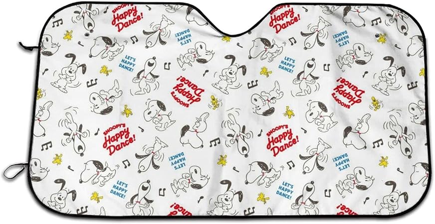 Amazon スヌーピー 車用 サンシェード 取り付けが簡単 折り畳み式 軽量の日除け 吸盤4個付き カー用品 プライバシー保護 車中泊 仮眠 盗難防止 車カバー 防水雪対策 99 紫外 落葉対策 普通車 軽自動車 Suvに適用 夏冬兼用 70 130cm 車 バイク 車 バイク