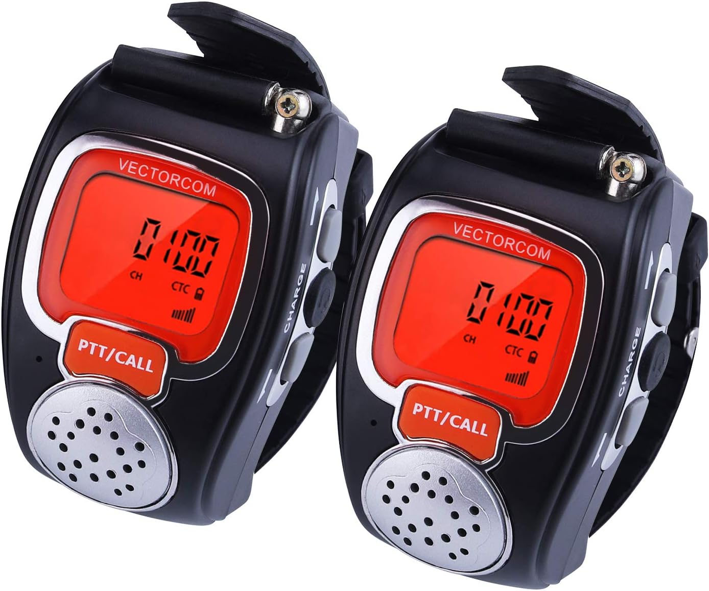 VECTORCOM Portable Digital Wrist Watch Walkie Talkie Two-Way Radio Outdoor Sport Hiking