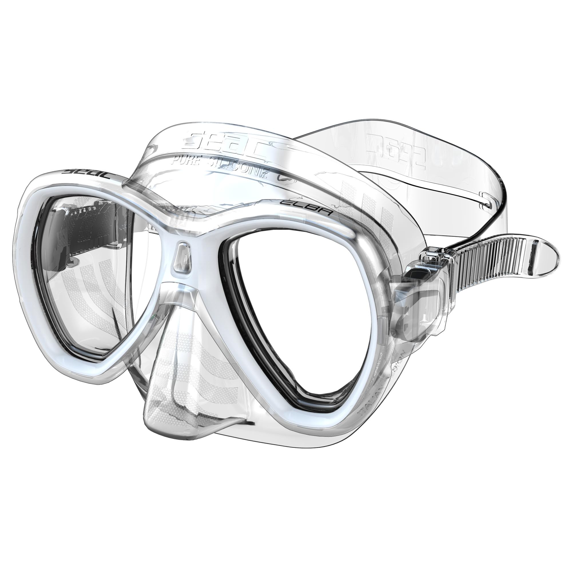 SEAC ELBA Snorkeling Mask - S/KL White, None