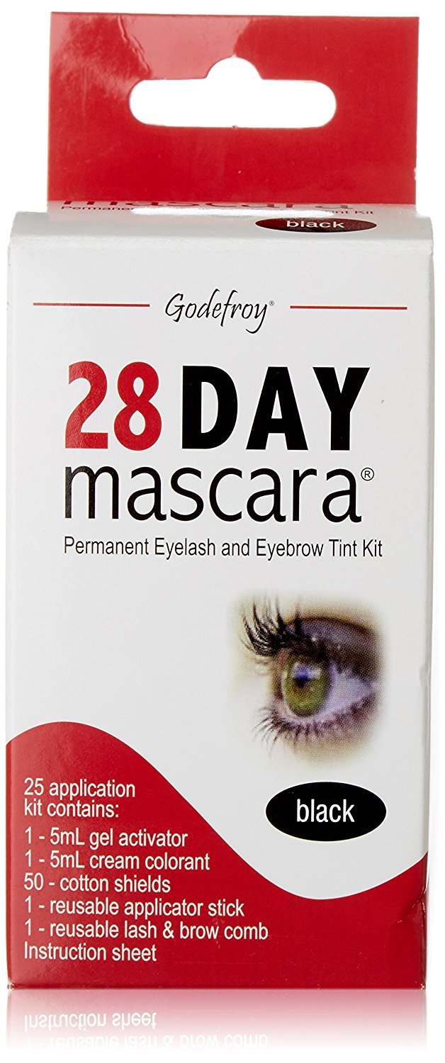 Godefroy 28 Day Mascara by Godefroy 25 Application Kit, Black