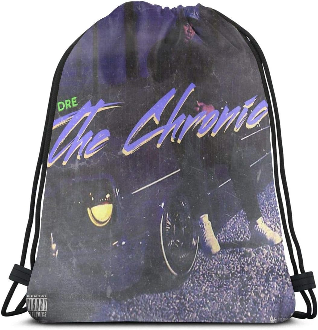 Amazon Com Dr Dre The Chronic Fan Made Album Cover Sport Sackpack Drawstring Backpack Gym Bag Sack Drawstring Bags