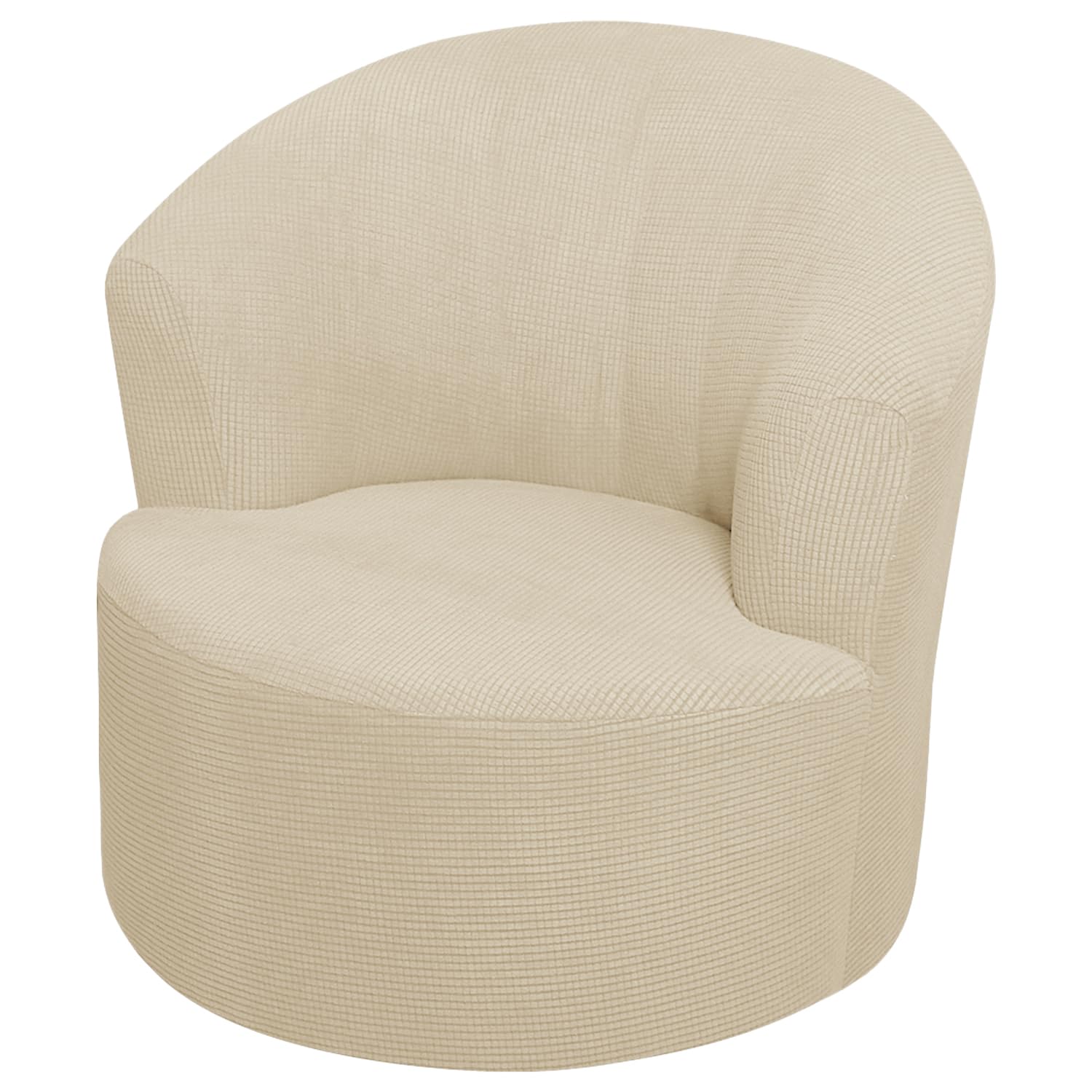Photo 1 of SZJIAHTM Round Club Swivel Barrel Chair Cover Modern Accent Round Club Armchair Slipcover Soft Stretch Chair Covers for Living Room