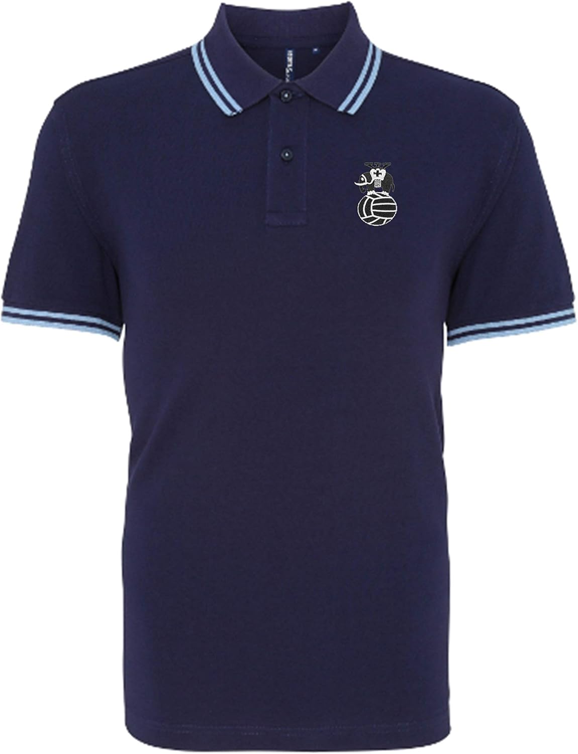 Coventry 1970s Retro Football Iconic Polo Embroidered Logo: Amazon.co.uk: Clothing