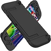 COMCOOL Dockable Case for Nintendo Switch 2 2025 - [Military Grade Drop Protection] Slim Shockproof with Anti-Fingerprint Switch 2 Protective Cover - Black