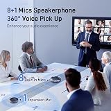 EMEET Luna Plus Conference Speaker 8 Mics Satellite Mic 360° Noise Reduction view 2