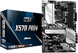 ASRock X570 Pro 4 Motherboard AM4 DDR4 HDMI DP ATX PCIe 4.0 M.2 Heatsink RGB