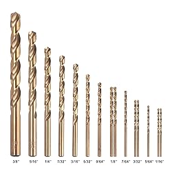 YOUGFIN Cobalt Drill Bits, M35 HSS Drill Bit Set 15