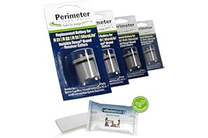 Perimeter Technologies Invisible Fence Collar Battery - Brand Compatible - Includes eOutletDeals Pet Towel (4 Pack)