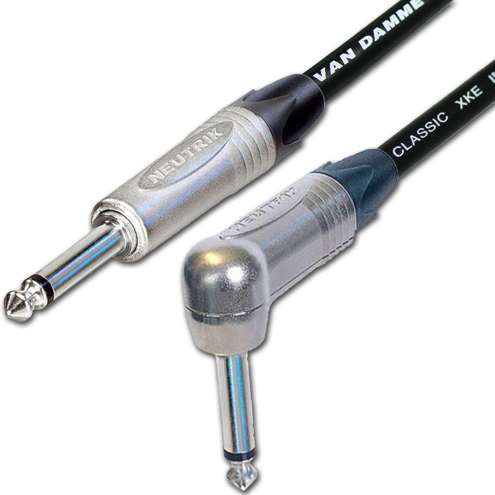 Van Damme Guitar Effects Pedal Patch Leads. Neutrik NP2RX 1/4 inch Mono Cable — image 1