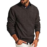 PJ PAUL JONES Mens V Neck Pullover Lightweight Wool Blend Long Sleeve Knit Sweater
