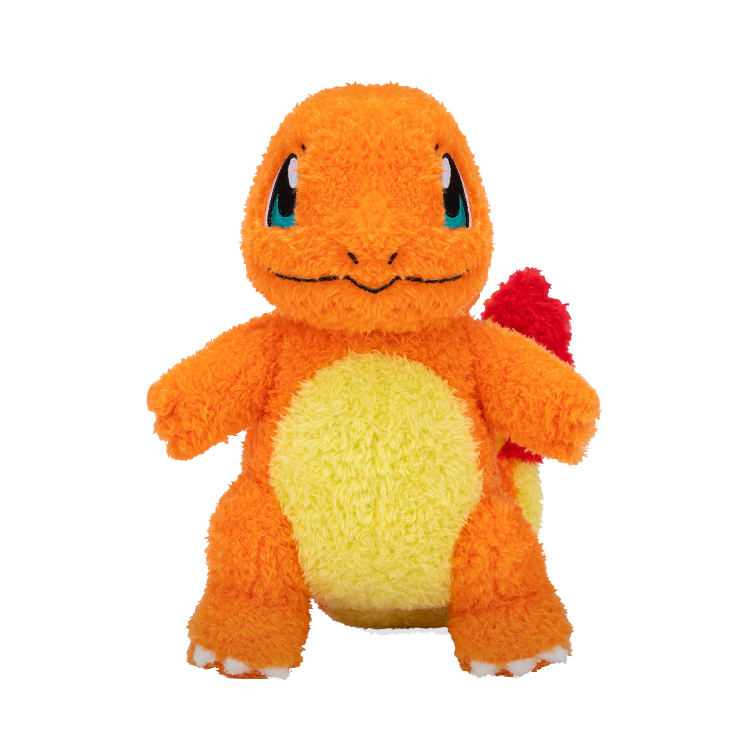 Photo 1 of Pokemon Cuddly Charmander Plush - 8-Inch Soft Shaggy Plush with Authentic Details