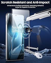 DfizEoy 3 Pack Screen Protector for OnePlus 13, UV