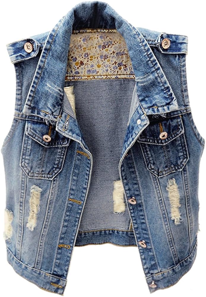 distressed denim fabric