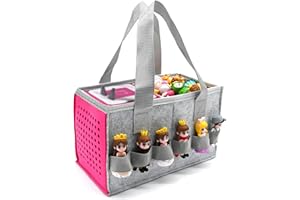 AZTOPA Travel Carrying Case Compatible with Toniebox Audio Player Starter Set,Educational Musical Toy Storage Bag Folding Hand Bag for Tonies Figurines