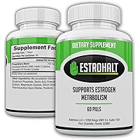Estrohalt- Estrogen-Blocker for Men & Women DIM Supplement Vitamins (Diindolylmethane) & Indole 3 Carbinol (I3C) Natural Anti