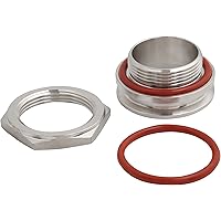 TRUE Weldless 2" TC Tri clamp Bulkhead Compression Fitting 304 Stainless Steel Homebrew Kettle Bulkhead