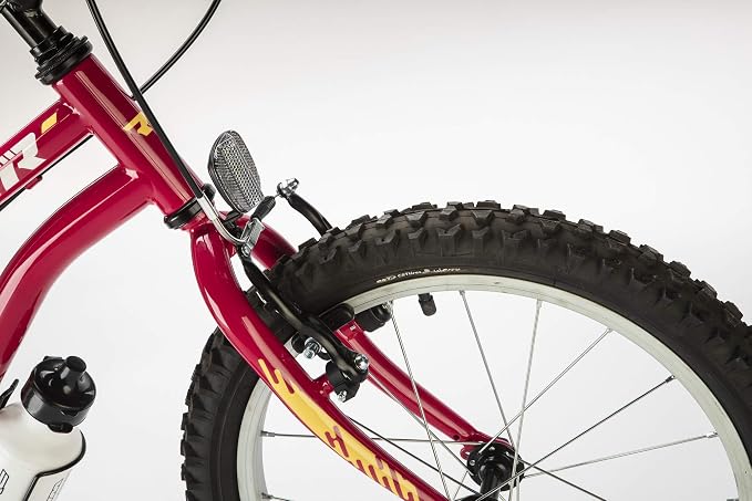 Conor Bicicleta Rocket Bici para niños y/o niñas de 5 a 7 años ruedines Bike  con Ruedas de Entrenamiento Bicicleta Infantil de Cuatro Ruedas Cuadro de  Acero 18 Pulgadas. Bicicletas Juguetes y
