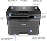 Brother DCP-L2620DW 3-in-1 Mono Laser Printer A4 250 Sheet USB 5GHz WiFi view 2