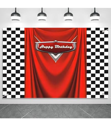 Racing Car Backdrop Race Car Track Party Decorations Backdrop Finish Line Race Track Background For Kids Birthday Photo Cake Table Banner Boys Photo Props7x5ft