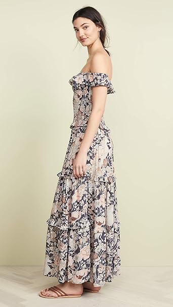 spell amethyst shirred sundress