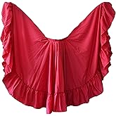 OD Professional Dance Skirt for Folkloric Mexican or Flamenco Dancing Double Circle (Doble Vuelo)