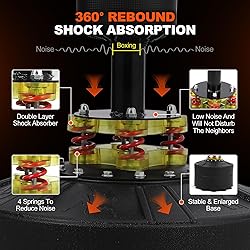 Punching Bag with Stand 5 in 1 Adjustable Height