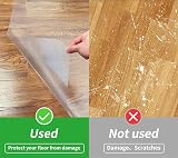 SHAREWIN Office Chair Mat for Hard Wood Floors 120x75 cm Anti-Slip view 3