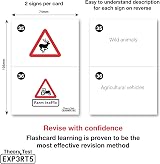 Theory Test Experts 128 Road Signs Flash Cards 2026 DVSA Approved view 3