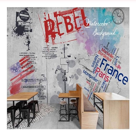 sshssh Dropshipping Colomac Decoración Mural Calle Graffiti Muro de