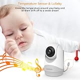 HelloBaby Baby Monitor with Camera Night Vision 3.2 inch IPS Screen VOX Therm view 7