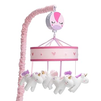 Amazon.com: Lambs & Ivy Magic Unicornio Blanco / Rosa ...