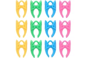 12pcs Silicone Bobbin Clamp Holder, Thread Clip Sewing Tool Accessories, Flexible and Durable - Organize Spools, Reusable Des