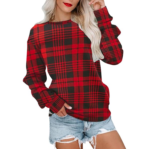 Sudadera Talla Grande Sudadera PRETTODAY Para Mujer - Manga Larga, Cuello Redondo Y Ajuste Relajado Sudadera Prettoday Manga Larga Cuello Redondo Naranja