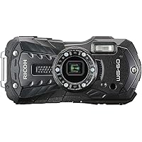 RICOH WG-60 ブラック 本格防水デジタルカメラ 14メートル防水 耐衝撃 防塵 耐寒 高画質1600万画素 水中専用マーメードモード搭載 仕事に使える「CALSモード」搭載