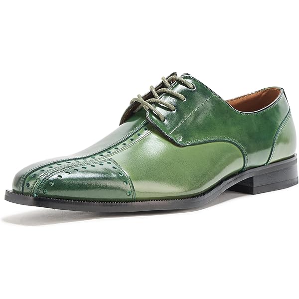 Amazon.com | Stacy Adams Men's Hallquist Plain Toe Lace Up, Green, 7M