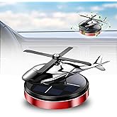 Corunkeer Car Air Freshener, Helicopter Solar Energy Rotating Aromatherapy Al Alloy Diffuser,Long-Lasting Fragrance, Interior