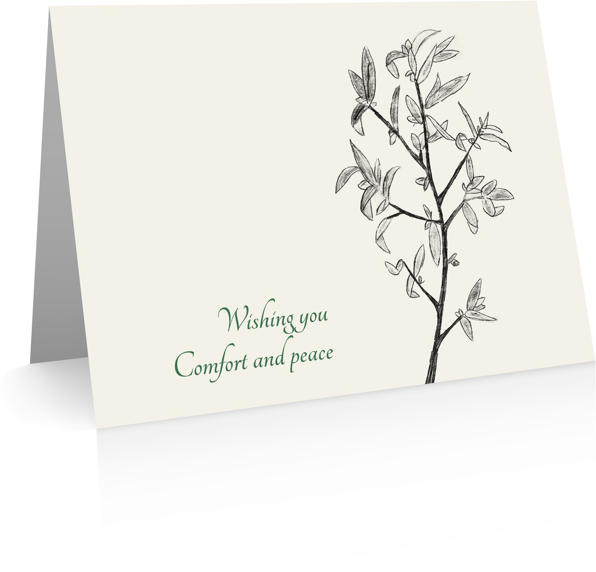 Little Notes by Comptime Peace and Comfort Sympathy Cards (20 Foldover Cards and Envelopes)