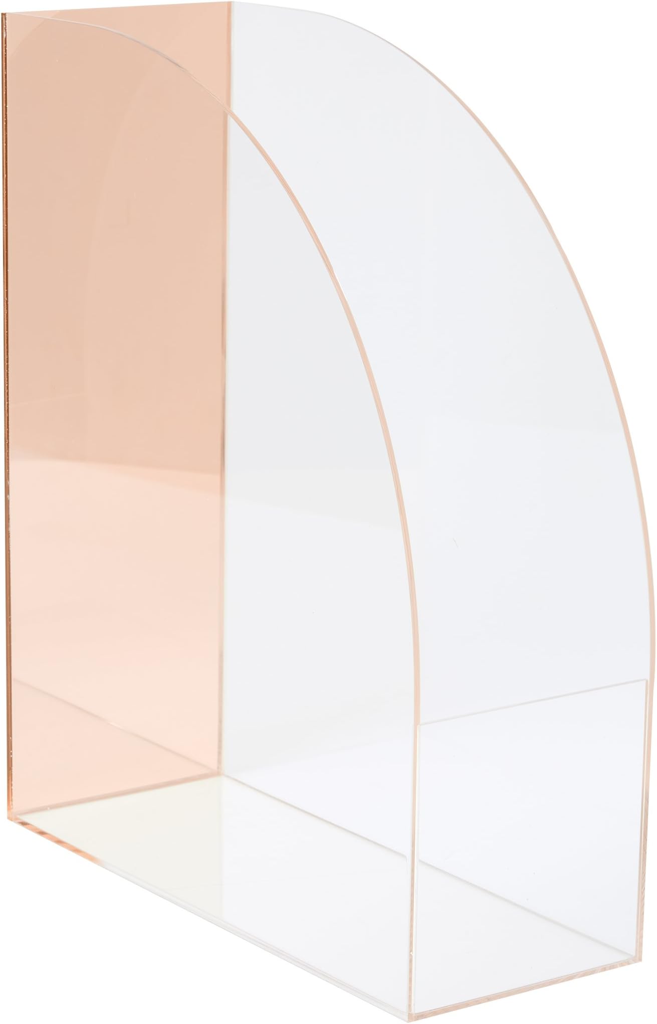C.R. GibsonPink Acrylic Mirror Desktop Organizer, 4'' x 12'' x 10''