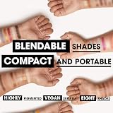 Collection Just Nude 8 Shade Eye Shadow Palette Intensely Pigmented Blendable view 3