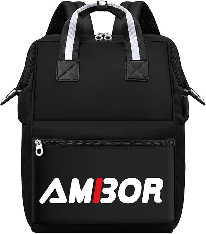 Travel Laptop Backpack, AMBOR 15.6 Inch Stylish College School Computer