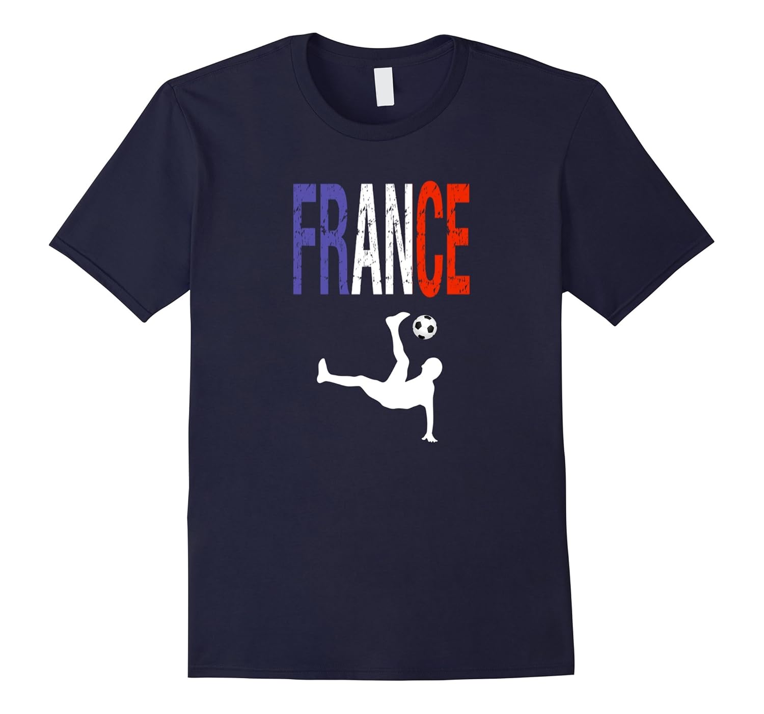 France soccer T-Shirt - French bicycle kick goal T shirt-Rose