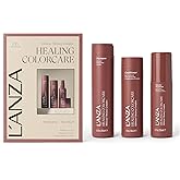 L'ANZA Healing Colorcare Hair Kit - Shampoo, Conditioner &amp; Treatment | Color-Safe, Hair Repair Kit, Trauma Treatment, Shampoo and Conditioner, Anti-Fade Formula, Maintains Vibrancy, Smooths