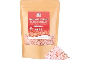 52USA Himalayan Pink Salt Coarse 2lb, Gourmet Pure Crystal Pink Salt, Pink Salt for Grinder and Salt Mills, Natural Pure Rock