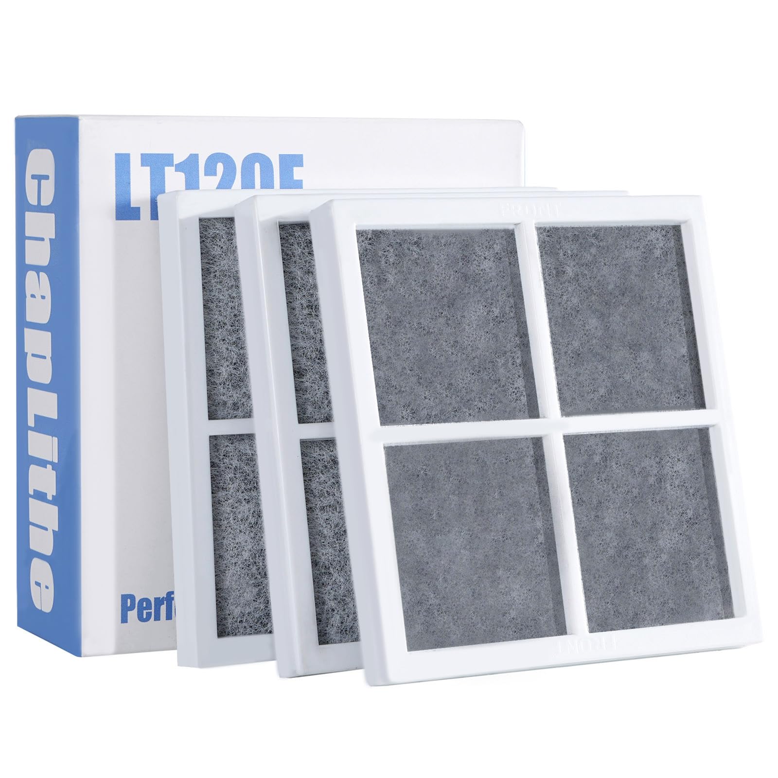Photo 1 of Refrigerator Air Filter for LG LFXS24623S, LFX31925ST, LMXS28596S LFXC22526S, LFXS26596S, LFXS29766S, LFX31945ST, LFXC24726S, LFXS26596D, LFXS30766S, LFXS29626S Replacement, 6Pack