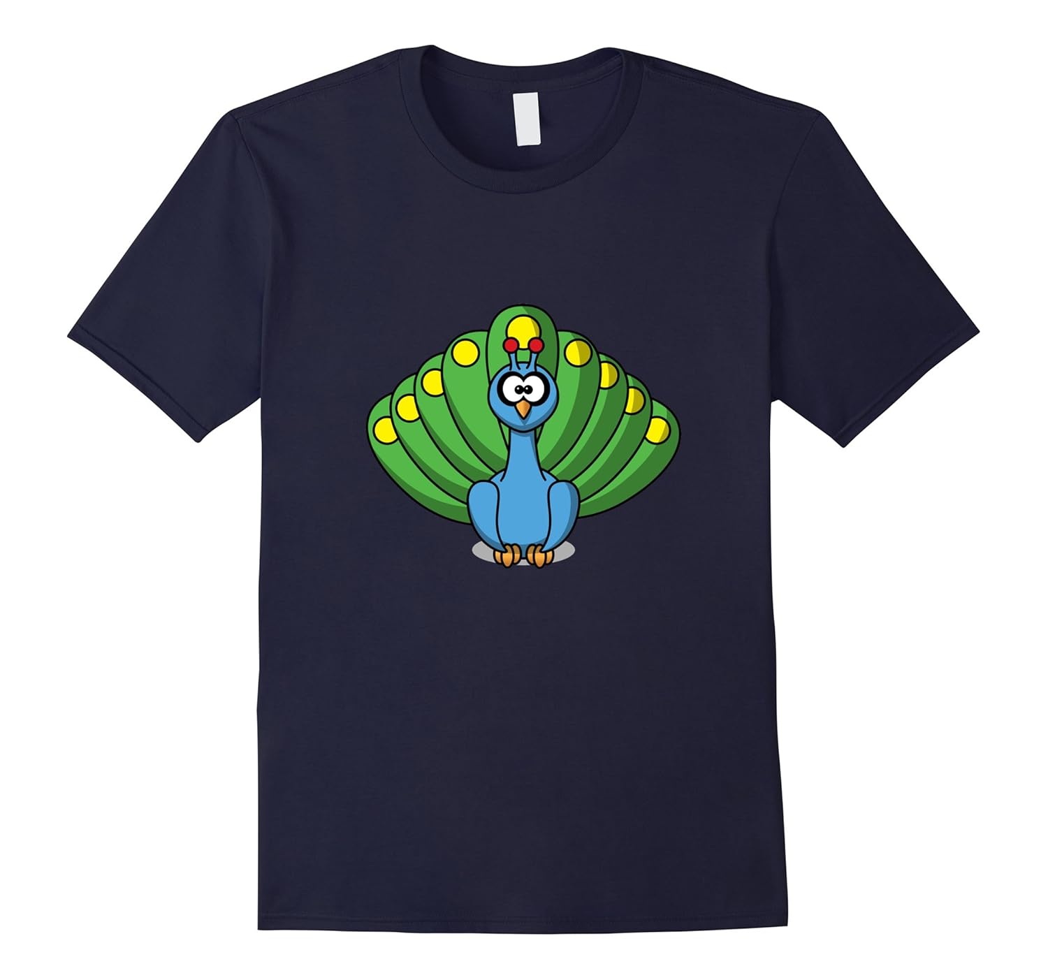 Peacock T-Shirt | Bird Zoo Animal | Colors Tail-ANZ