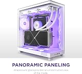 NZXT H6 Flow RGB Compact Dual-Chamber Mid-Tower Case with 3x120mm RGB Fans view 2