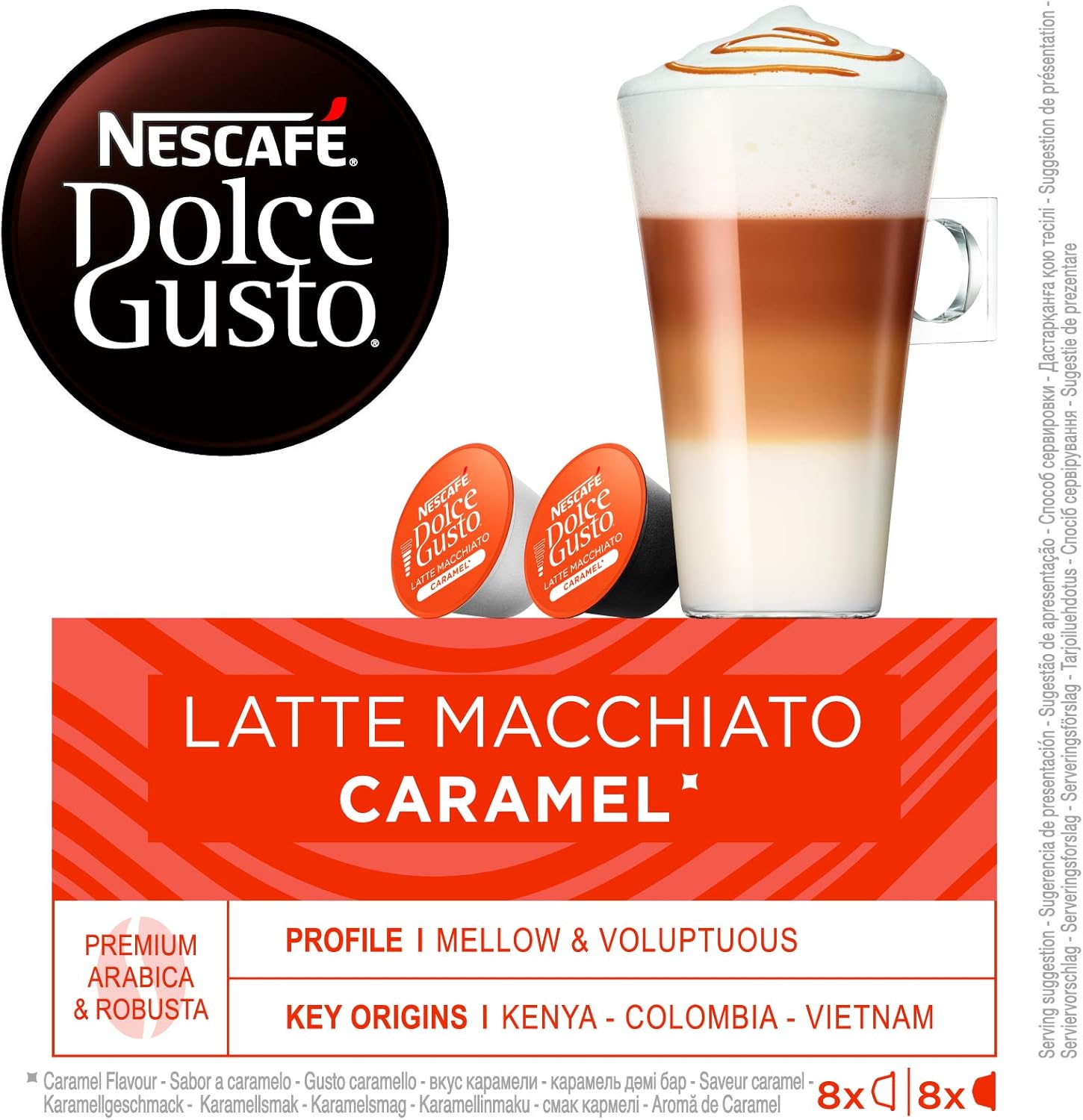 NESCAFÉ Dolce Gusto Latte Macchiato Caramel | Cápsulas de Café ...